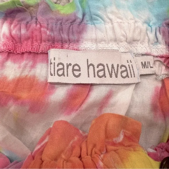 Tiare Hawaii Ryden Tie Dye Strapless Mini Dress Women’s Sz M/L NWT - Picture 11 of 16